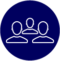 Pictogramme Formation en présentiel